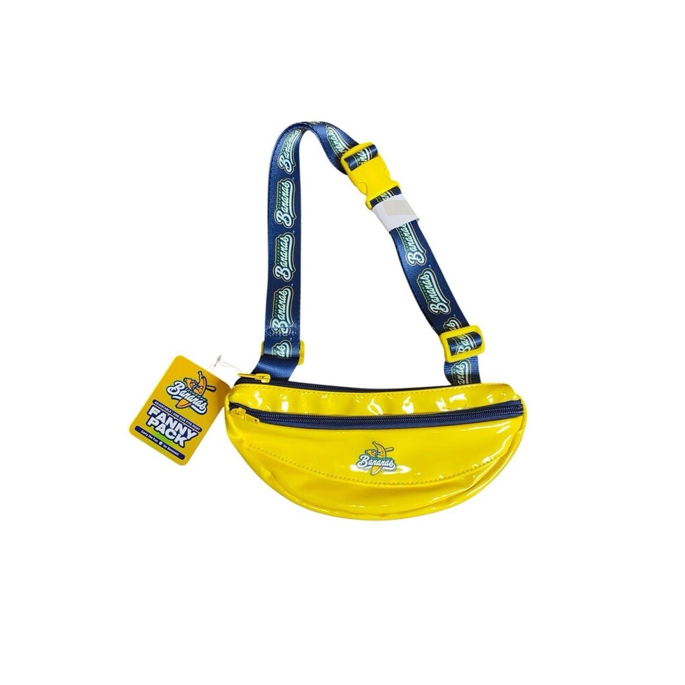 Savannah Bananas Baseball Fanny Pack Yellow Banana Bag All Star Innovations NWT